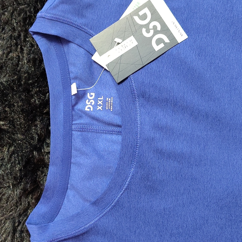 DSG Women's Blue Top ATHLETIC SPORTSWEAR ACTIVEWEAR - Picture 3 of 11